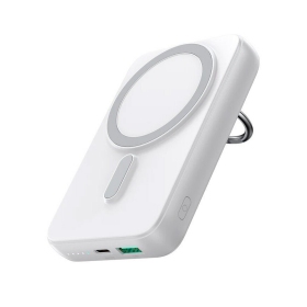 Ārējā baterija Power Bank Joyroom JR-W050 20W Magnetic Wireless 10000mAh balta