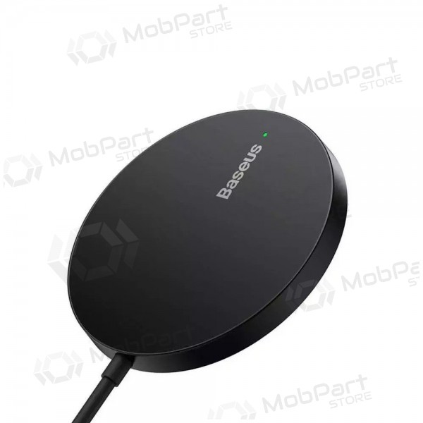 MagSafe bezvadu lādētājs Baseus Simple Mini 3 15 W melns