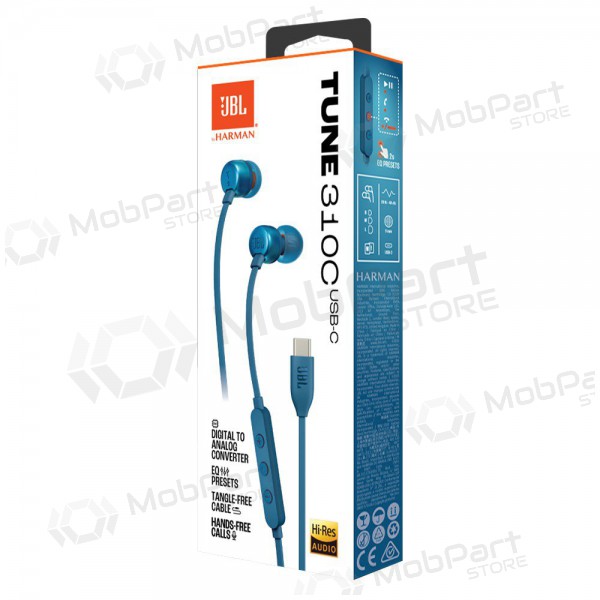 Austiņas JBL Tune 310C USB-C Austiņas JBL Tune 310C USB-C