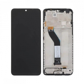Ekranas Xiaomi Redmi 14C 4G/Poco C75 su lietimui jautriu stikliuku un rėmeliu Black ORG
