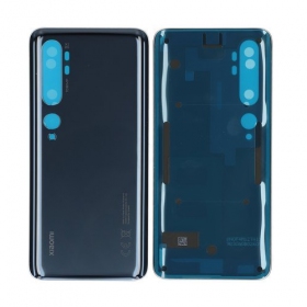 Xiaomi Mi Note 10 aizmugurējais baterijas vāciņš melns (Midnight Black)