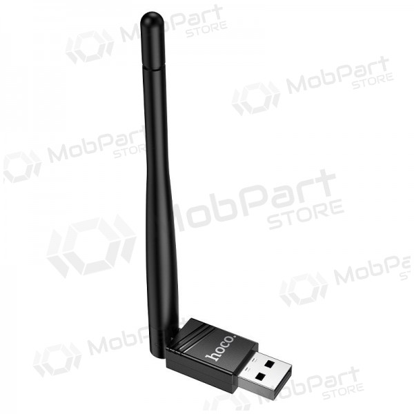 USB Wi-Fi adapteris Hoco HI37 USB Wi-Fi 4 melns