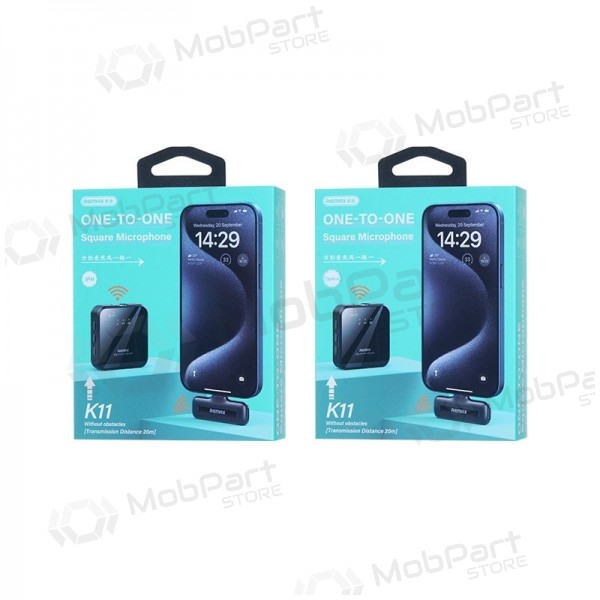 Mikrofons Remax K11 Lightning melns