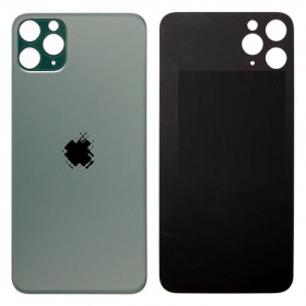 Apple iPhone 11 Pro Max aizmugurējais baterijas vāciņš zaļš (Midnight Green) (bigger hole for camera)