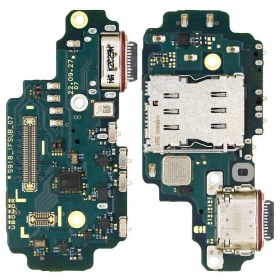 Samsung S911 Galaxy S23 uzlādes ligzda un mikrofona šleife (service pack) (oriģināls)