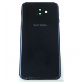 Samsung J610 Galaxy J6 Plus 2018 aizmugurējais baterijas vāciņš (melns) (lietots grade B, oriģināls)