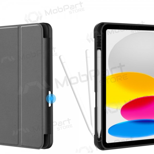 Apple iPad 10.9 2022, iPad 11 2025 maciņš - Tech-Protect SmartCase Pen Holder (melns)