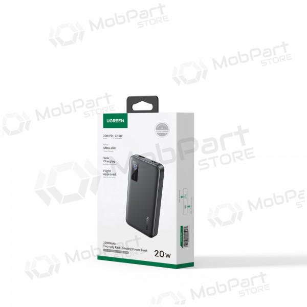 Ārējā baterija Power Bank Ugreen PB311 20W 10000mAh (25742) melna