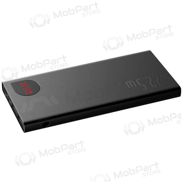 Ārējā baterija Power Bank Baseus Adaman 22.5W 10000mAh melna PPAD070001