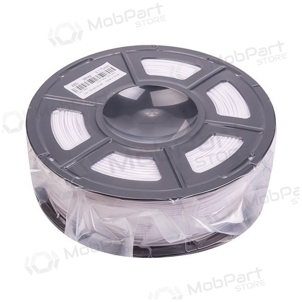 3D spausdinimo plastikas ABS, 1.75mm, 1kg, balts
