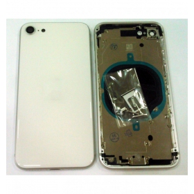 Apple iPhone SE 2020 aizmugurējais baterijas vāciņš (balts) full