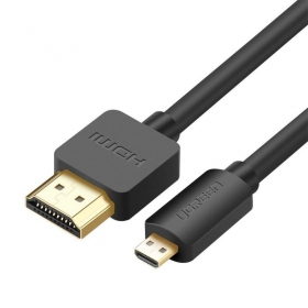 HDMI kabelis Ugreen HD127 HDMI uz Micro HDMI 1.5 m 4K 60 Hz melns