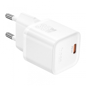 Tālruņa lādētājs Hoco N66 35 W GaN USB-C balts