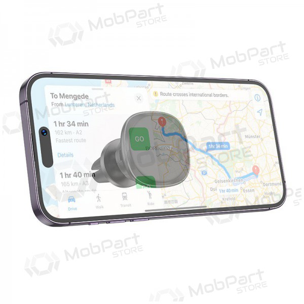 Tālruņa turētājs automobiļiem Borofone BH102 (air vent) melns
