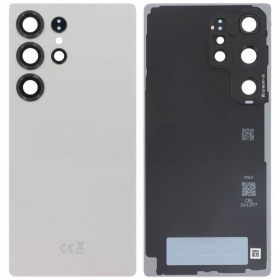 Samsung Galaxy S25 Ultra aizmugurējais vāciņš (pelēks) (oriģināls)