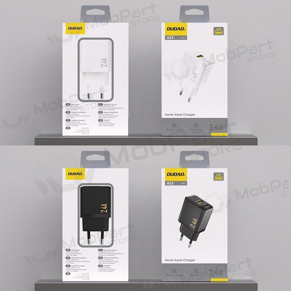 Tālruņa lādētājs Dudao A23 12 W USB-A melns