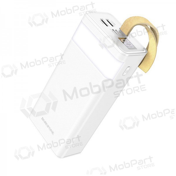 Ārējā baterija Power Bank Borofone BJ18A 2xUSB 2A 30000mAh balta