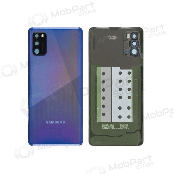 Samsung A415 Galaxy A41 2020 aizmugurējais baterijas vāciņš (zils) (lietots grade C, oriģināls)