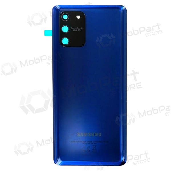 Samsung G770 Galaxy S10 Lite aizmugurējais baterijas vāciņš zils (Prism Blue) (service pack) (oriģināls)