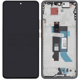 Xiaomi Poco X7 ekrāns (melns) (ar rāmīti) (oriģināls)