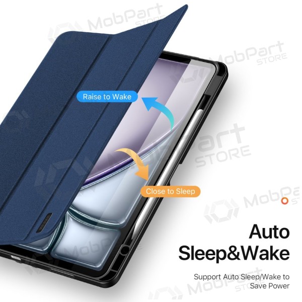 Apple iPad Air 13 (2024, 2025, 2026) maciņš - Dux Ducis Domo (melns)
