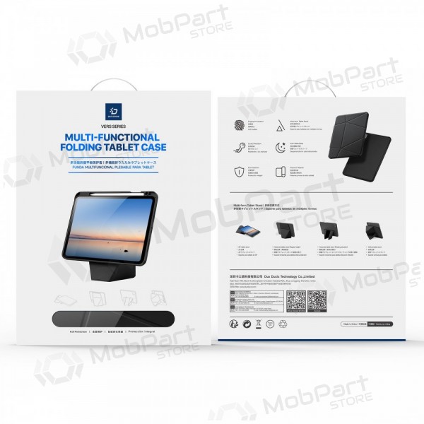 Samsung Galaxy Tab A9+, Tab A11+ maciņš - Dux Ducis Vers (rozā)