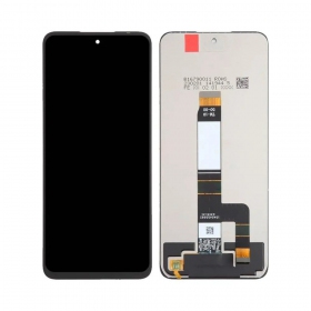 Ekranas Xiaomi Redmi 13 4G/5G/Poco M6 4G su lietimui jautriu stikliuku Black ORG