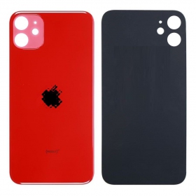 Apple iPhone 11 aizmugurējais baterijas vāciņš (sarkans) (bigger hole for camera)