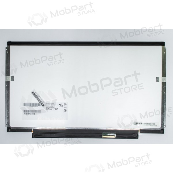 Matrica 13.3" 1366x768 HD, LED, SLIM, blizgus, 40pin (dešinėje), A+