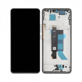 Ekranas Xiaomi Redmi Note 14 Pro 5G su lietimui jautriu stikliuku un rėmeliu Midnight Black oriģināls (service pack)