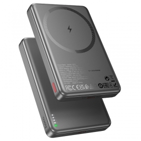 Ārējā baterija Power Bank Hoco Q26A PD20W Magnetic 10000mAh melna