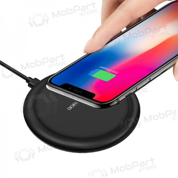 Lādētājs bezvadu Borofone BQ6 QC3.0 (15W) (melns)