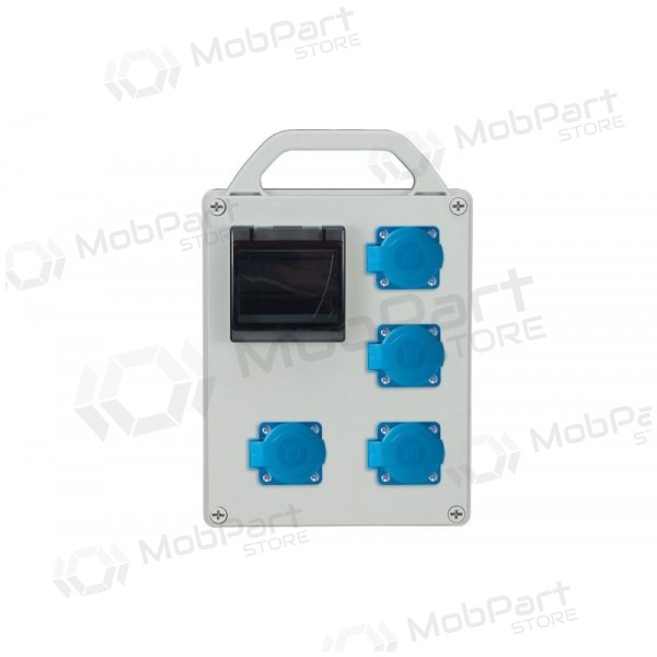 Pawbol B.1713R-S skydasar kištukiniais lizdais (4 mod., 16A 250V)