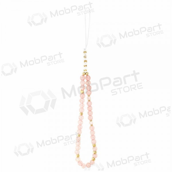 Apple iPhone 18 Pro maciņš - Guess IML Flowers Allover Strap MagSafe (rozā)