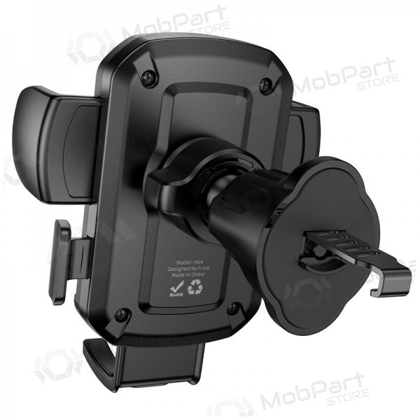Tālruņa turētājs automobiļiem Hoco H64 (air vent) melns