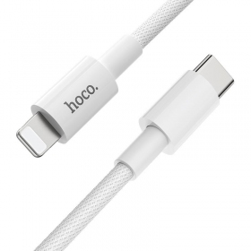 Lightning kabelis Hoco X56 USB-C uz Lightning 1 m PD balts