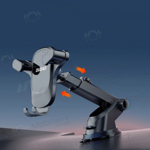 Automašīnas tālruņa turētājs Dudao F5PRO+ uz paneļa un stikla