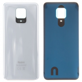 Xiaomi Redmi Note 9S aizmugurējais baterijas vāciņš balts (Glacier White)