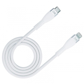 USB kabelis 3MK Hyper Silicone Cable Lightning 20W 1m