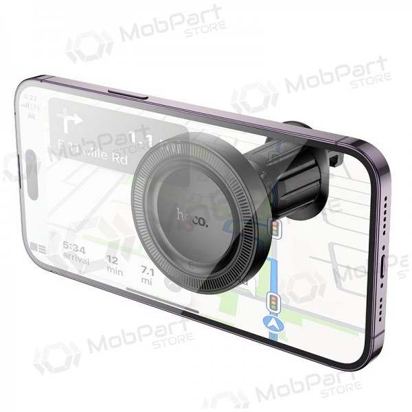 Tālruņa turētājs automobiļiem Hoco H56 (air vent) melns