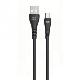 Lightning kabelis Blue Star PJ-DG4-A USB-A uz Lightning 1 m melns