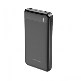 Ārējā baterija Power Bank Borofone BJ19 Type-C PD 20W+Quick Charge 3.0 10000mAh melna