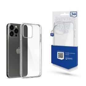Apple iPhone 16 Pro maciņš / vāciņš "3MK Clear Case" (caurspīdīgs)