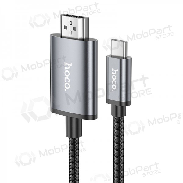 Adapteris Hoco UA27 USB-C to HDMI pelēks