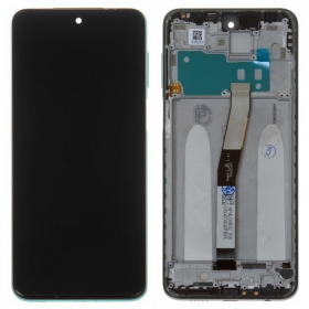 Xiaomi Redmi Note 9 Pro ekrāns (zaļš) (ar rāmīti) (service pack) (oriģināls)