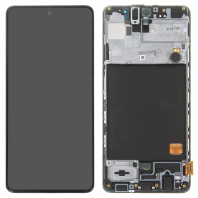 Samsung A515 Galaxy A51 (2020) ekrāns (melns) (service pack) (oriģināls)