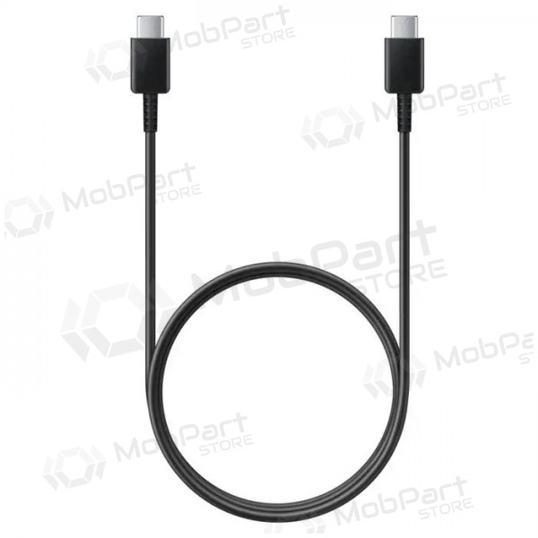USB kabelis oriģināls Samsung EP-DA705 Type-C-Type-C 1.0m iepakojumā melns