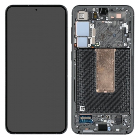 Ekranas Samsung S916 S23+ 5G su lietimui jautriu stikliuku un rėmeliu Green oriģināls (service pack)
