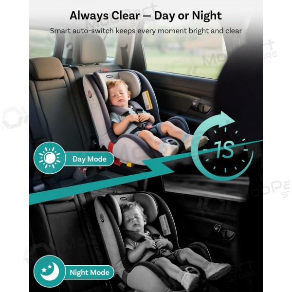 Bezvadu CarPlay adapteris Ottocast Cabin Care CA520-T ar mobilās aukles funkciju melns