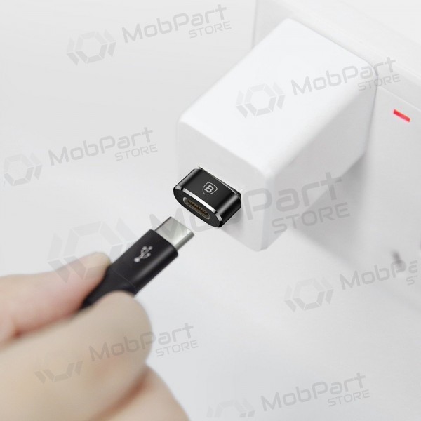 Adapteris Baseus Type-C to USB-A melns CAAOTG-01